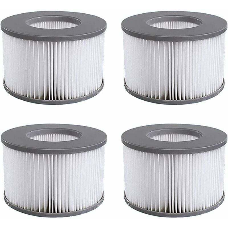 XVX - 4 Stück Spa Filter Lite für mspa, Filter für mspa Whirlpool Filter - Filterkartuschen für Unterwasser - Boote und Whirlpools - Modell ab 20