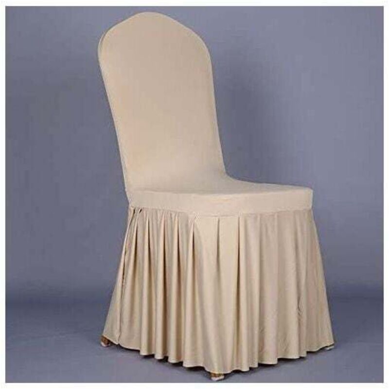 4 Stück universelle elastische Stuhlhussen, Stretch-Stuhlrock zur Stuhldekoration, Stretch-Stuhlhussen, für Hochzeitszeremonien, Empfänge und