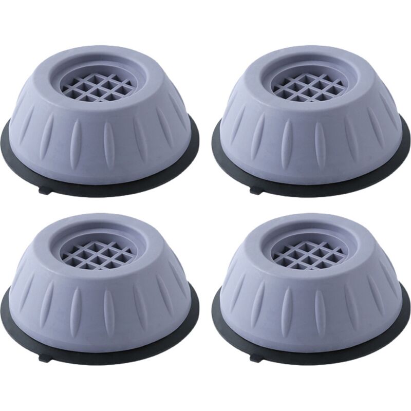 4 Stück Waschmaschine Füße Pad Fußpolster, Waschmaschine Antivibrationsmatte, Anti Vibration Füße Dämpfer