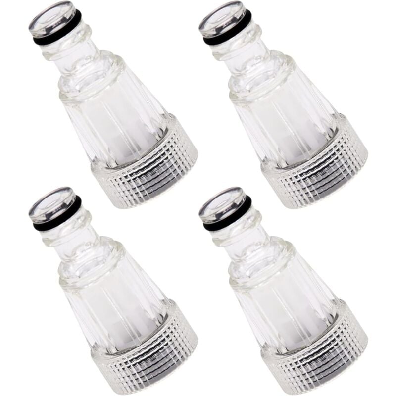 Aiperq - 4 Stück Wasserfilter für Hochdruckreiniger, Wasserfilter für Gartenschlauch, Pumpe, Garten, Zubehör für Hochdruckreiniger