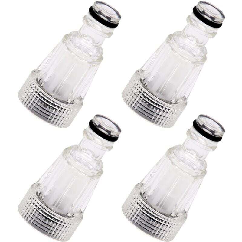 4 Stück Wasserfilter für Hochdruckreiniger, Wasserfilter für Gartenschlauch, Pumpe, Garten, Zubehör für Hochdruckreiniger