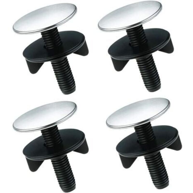 4 Stück Wasserhahn Loch Abdeckung, Wasserhahn Abdeckung Loch Küche, Spülbecken Wasserhahn Loch Stopfen, Edelstahl Wasserhahn Loch Abdeckung für