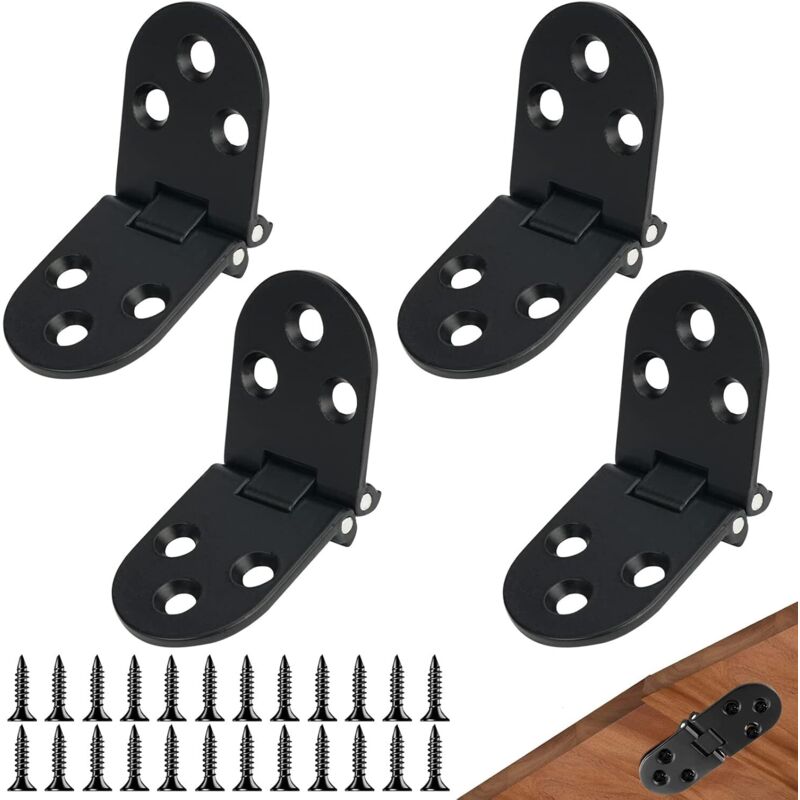 Linghhang - 4 stücke Flache Tür Scharnier Falttür Scharniere Klapp Flip Scharnier Legierung Tisch Nähmaschine Klapp Flip Scharnier Av