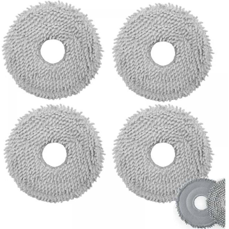 4 pezzi di panni per mocio per Roborock q Revo per Roborock P10 parti di ricambio per aspirapolvere, panni per mocio lavabili e riutilizzabili