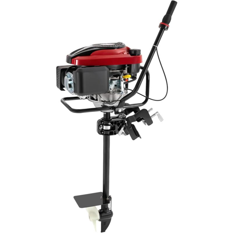 4-Takt-Außenbordmotor Benzin Bootsmotor 8 PS Luftgekühlt TCI Außenborder Luftkühlung Elektromotor Benzinmotor Bootsmotor für Schlauchboote,