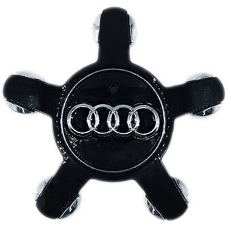 4-teilige Radkappen für Audi A3 A4L A5 A6L A8L Q3 Q5, Felgenkappen, Radkappen, Autozubehör, 135 mm, Schwarz mumu