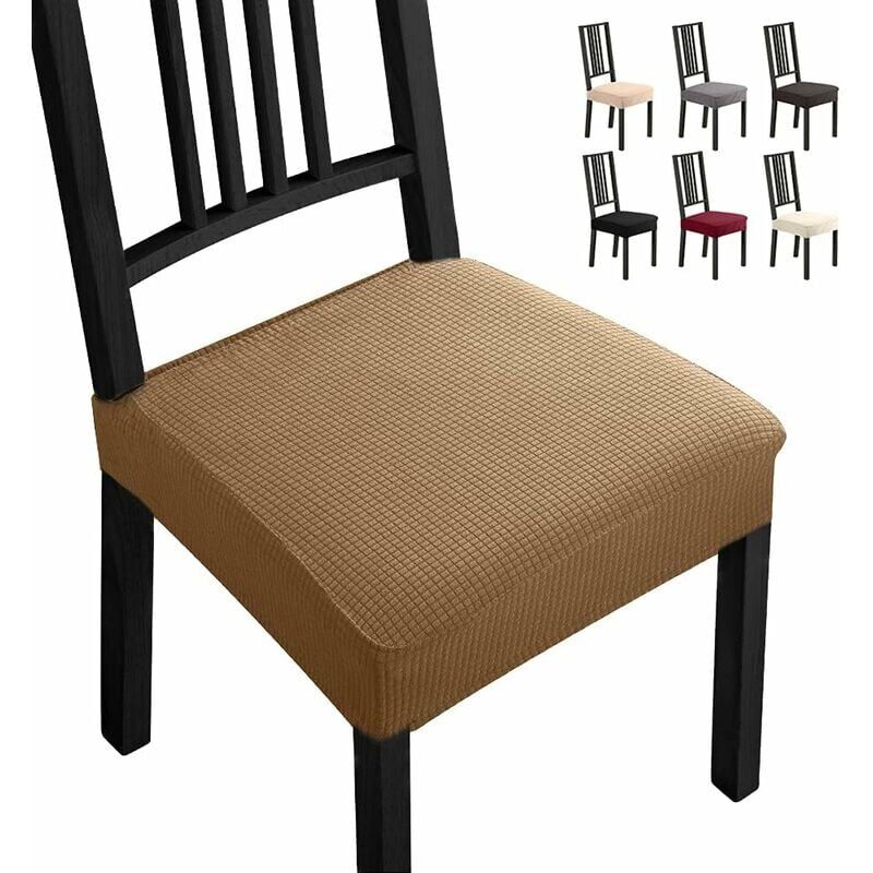 4-teilige Stuhlhussen für Esszimmerstühle, universelle Passform, Spandex-Stuhlhussen, abnehmbare Stuhlhussen, leicht zu reinigen, langlebig