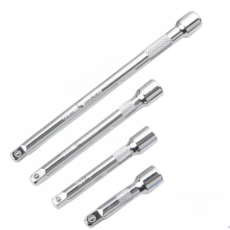 4-teiliger 1/4-Zoll-Steckschlüssel-Verlängerungssatz, Ratschenschlüssel-Verlängerungssatz mit 1/4-Zoll-Stecknüssen, 2 Zoll/50 mm, 3 Zoll/75 mm, 4