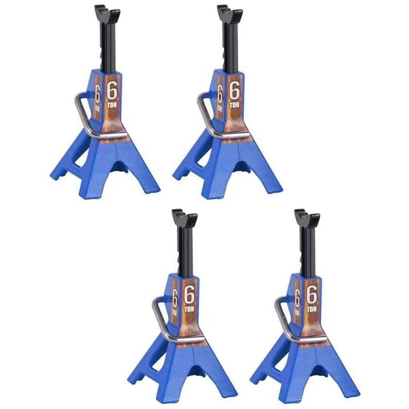 Debuns - 4-teiliger höhenverstellbarer 6-Tonnen-Reparaturständer aus Metall für 1/10 rc Crawler Car Axial SCX10 90046 Traxxas TRX4 TRX6 D90,3..