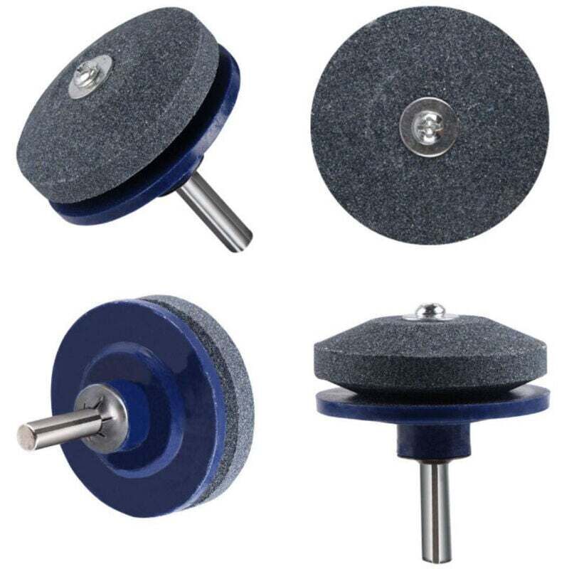 4-teiliger Messerschärfer für Rasenmäher, Schaufeln, Hacken, Trimmer, Äxte und andere Gartengeräte