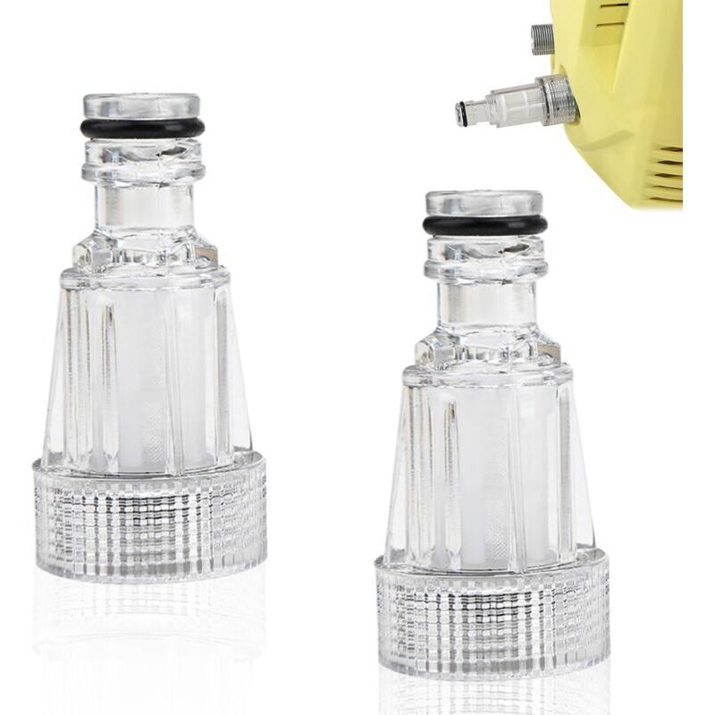 4-teiliger Wasserfilter für Hochdruckreiniger, schützt Ihre Pumpe und optimiert Ihre Reinigungsarbeit, für Gartenarmaturen, für Hochdruckreiniger