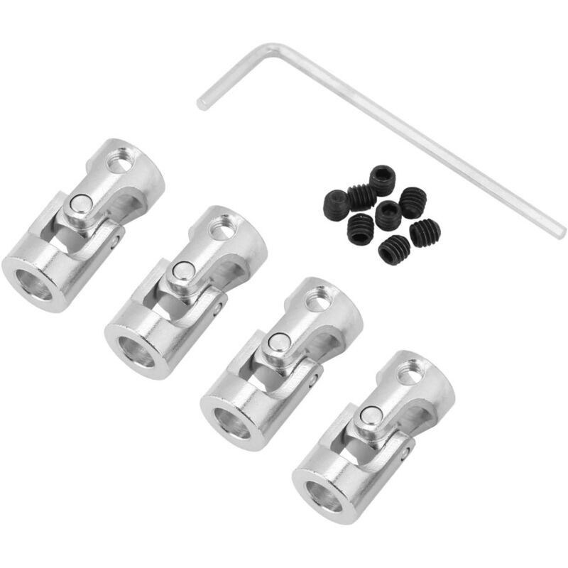 4-teiliger Wellenkupplungsmotoranschluss Lenkung DIY Länge 23 mm Außendurchmesser 11 mm Universalgelenk (66 mm)