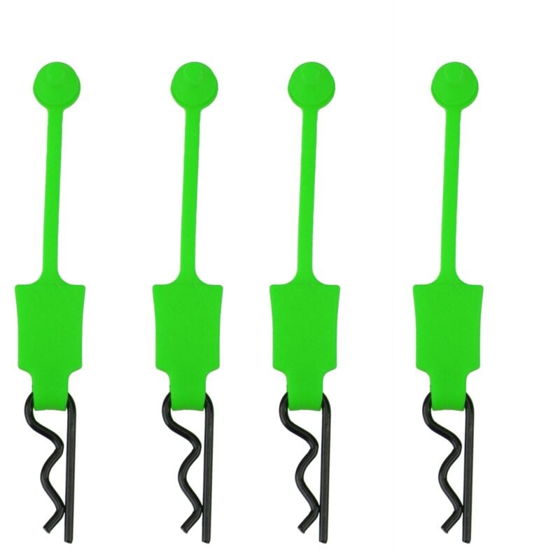 4-teiliges Gummi-Karosserie-Clip-Halter Shell Festes Schnallenschloss für 1/10 ARRMA Senton Granite Typhon Traxxas Slash UDR, 5