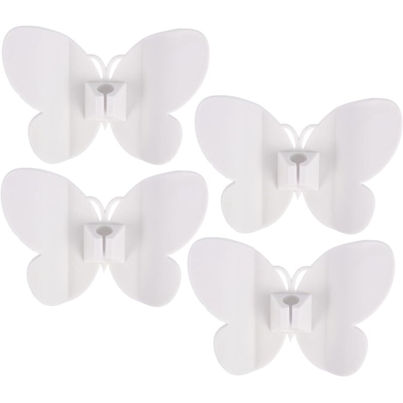 4-teiliges Kabelaufwicklungsset, Gerätekabel-Organizer, Küchengeräte-Kabelaufwicklung, Haushaltsgeräte-Zubehör, weißer Kunststoff