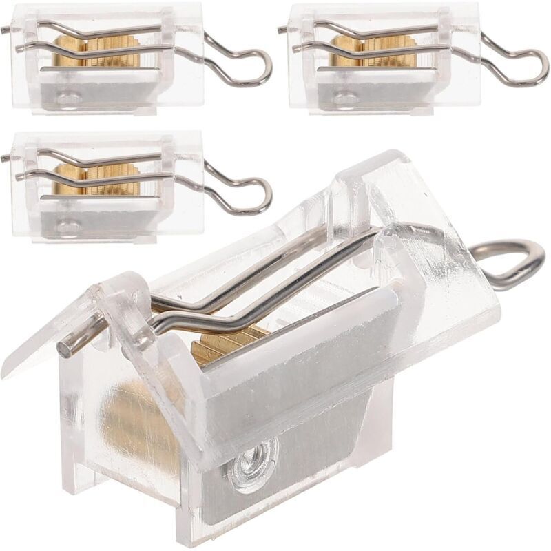 4-teiliges Set mit Kordelstoppern für Jalousien, wiederverwendbare Kordelstopper, Jalousien, Verriegelungsmechanismus mit Mittelfinger,