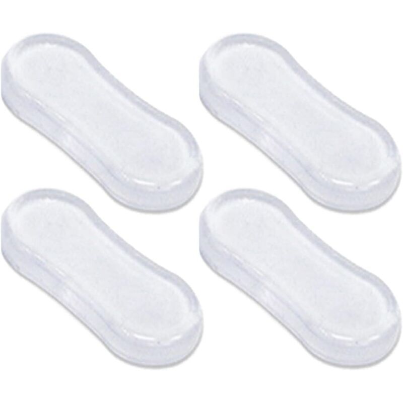 4-teiliges Set – WC-Sitzpuffer-Set – Universelles Ersatzset für Sitzpuffer – WC-Sitzpuffer-Set – Dämpfer – Puffer-Set – Teile