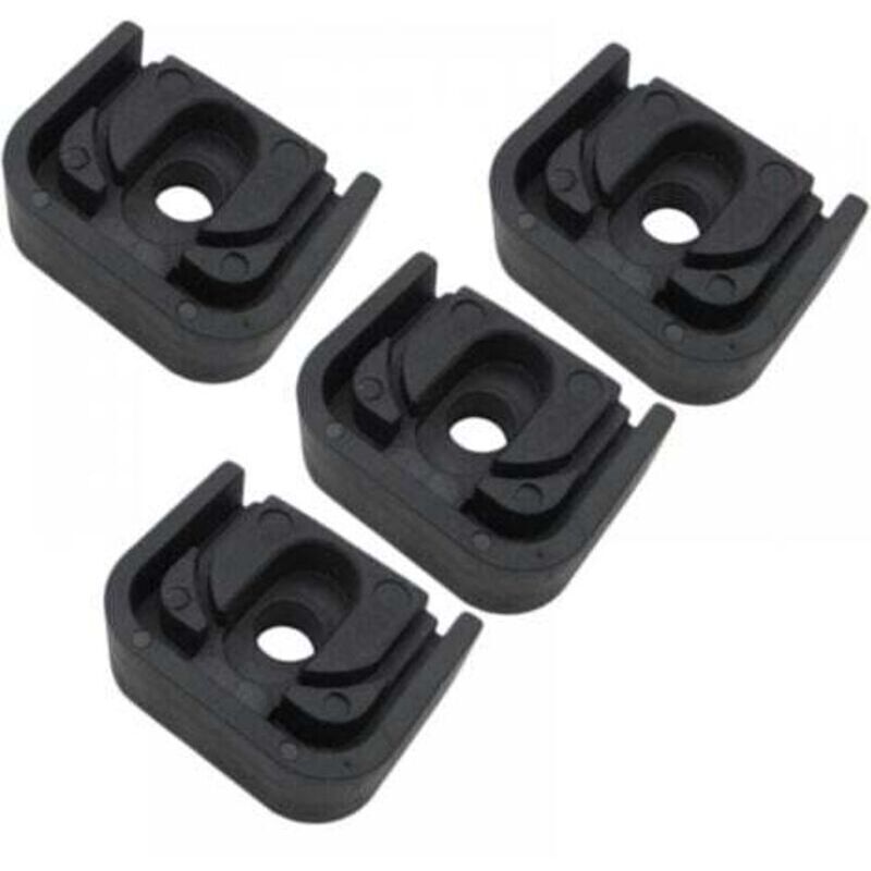 4-teiliges Stoßdämpferkissen für Klimaanlagen, Gummilager für Klimaanlagen, Gummispitzen für Kolbenstangenhalterung, Kondensatorbasis für zentrale