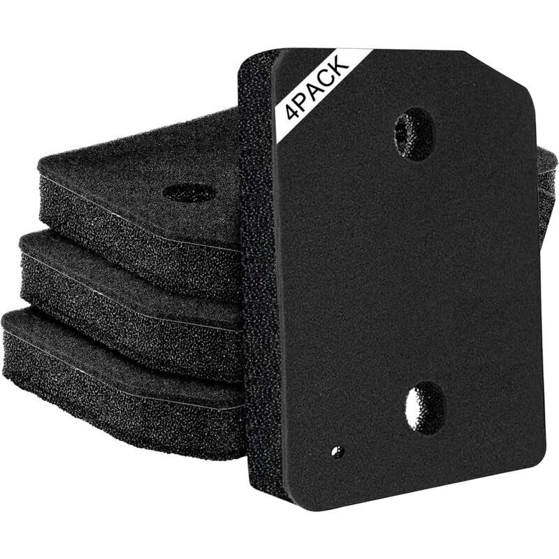 4-teiliges Trocknerfilter-Set, kompatibel mit Miele T1 Basis-Schaumstofffilter 9164761, Ersatz-Schwammfilter für Wärmepumpentrockner, 207 x 157 x 30
