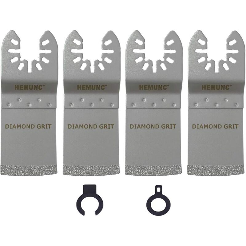 Keyoung - 4-tlg Multitool Diamant Sägeblatt für Fliesenfugen Entfernen