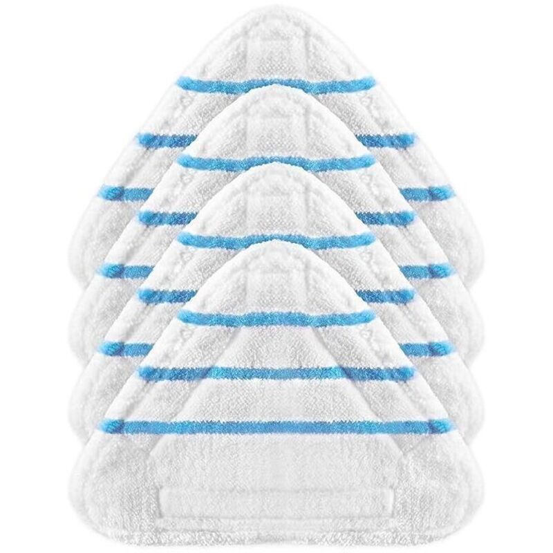 4 universelle Dampfmopp-Reinigungstücher und Zubehör