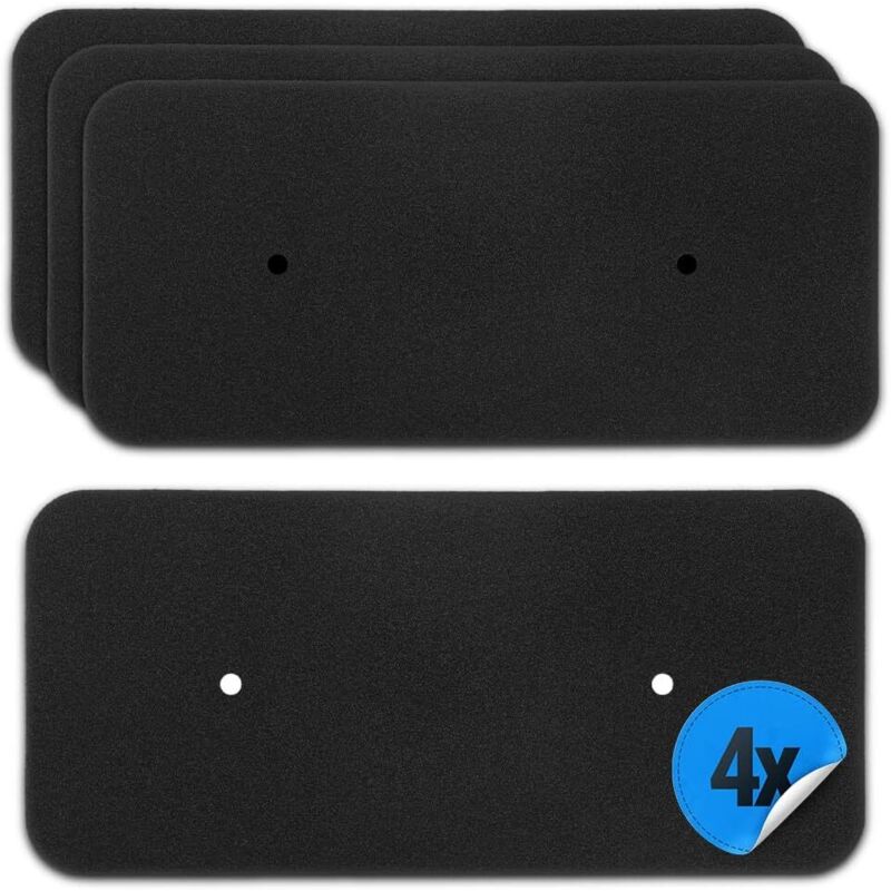 4 x Candy Wäschetrockner Filter, Hoover Candy Wäschetrockner Schaumstofffilter 40006731, Wäschetrockner Filterschwamm 275 x 125 x 10 mm, Flusenfilter