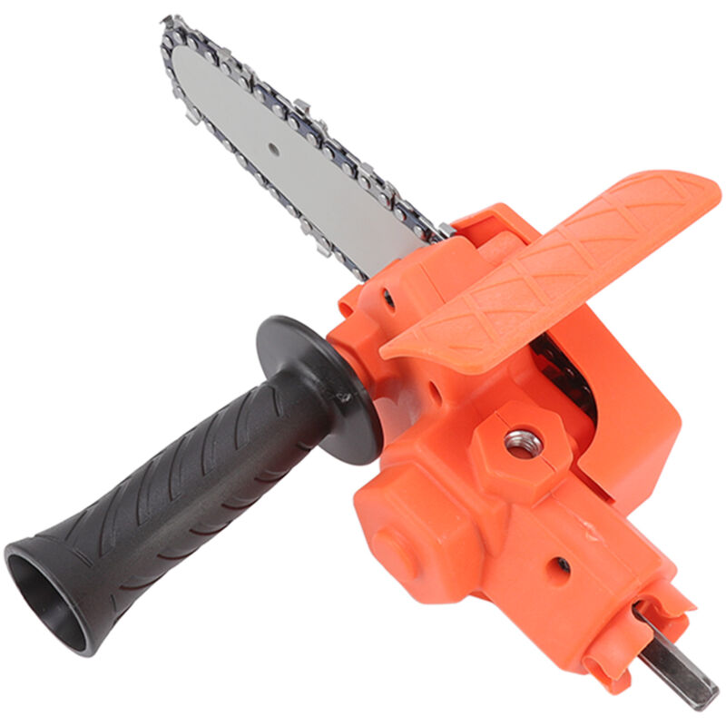 4-Zoll-Mini-Bohrmaschinen-zu-Kettensägen-Adapter, einfacher ABS-Stahl, tragbarer elektrischer Kettensägen-Konverter, Zubehör für elektrische