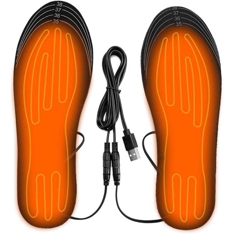 (35-41) Beheizte Socken, Fußwärmer, USB elektrisch beheizte Socken, Indoor-Socken
