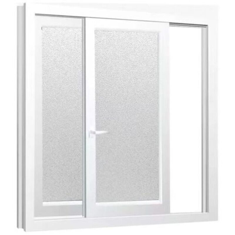 40 cm x 200 cm Sichtschutzfolie, Milchglasfolie, elektrostatische Dekorfolie für Büro, Wohnung, Badezimmer, Schlafzimmer, Küche