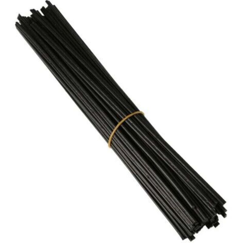 40 Stück PP Kunststoff-Schweißstäbe Schweißdraht für Kunststoff-Schweißgerät/Heißluftgebläse 250mm schwarz K17576B