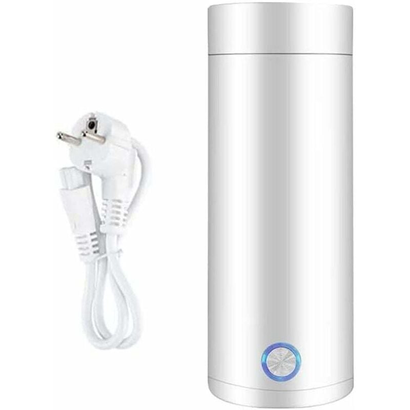400 ml Mini-Wasserkocher und Mini-Thermoskanne, tragbarer elektrischer Wasserkocher, tragbarer elektrischer Reise-Wasserkocher, 4 Minuten schnelles