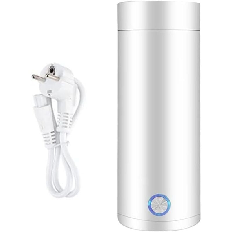 400 ml Mini-Wasserkocher und Mini-Thermoskanne, tragbarer Wasserkocher, elektrischer tragbarer Reise-Wasserkocher, 4 Minuten schnelles Kochen, 3-in-1