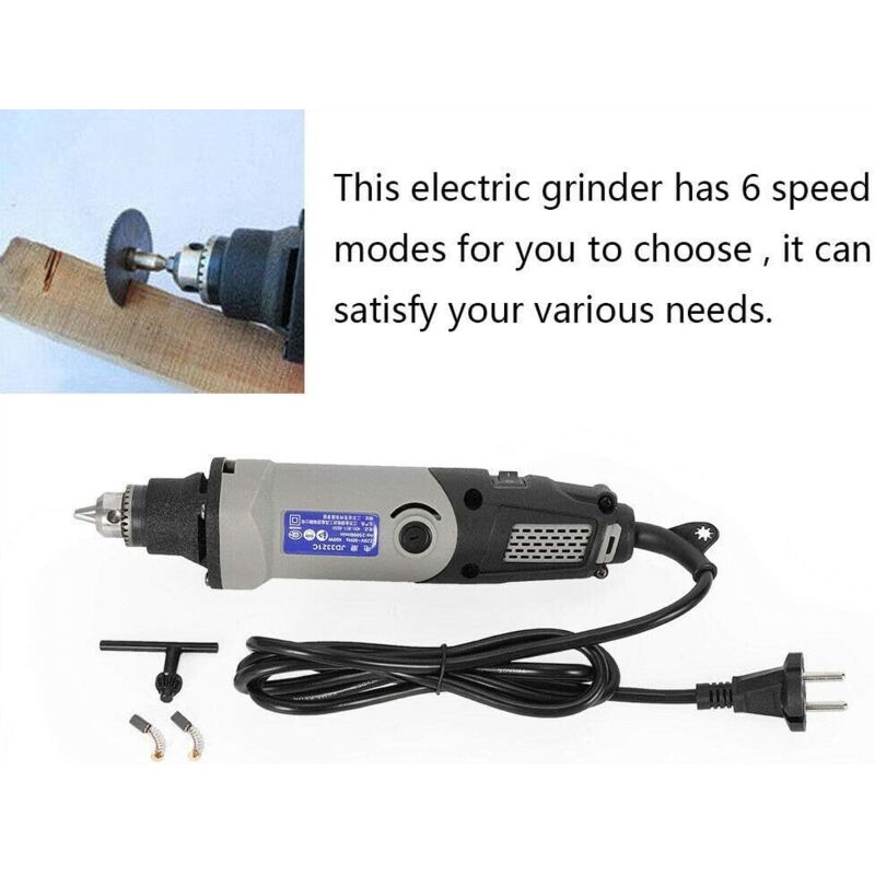 400W Elektrisch Schleifer Bohrmaschine Stabschleifer 28000r/min 6 Variable Speed Grinder Mini Elektrowerkzeugschleifer Elektrobohrmaschine