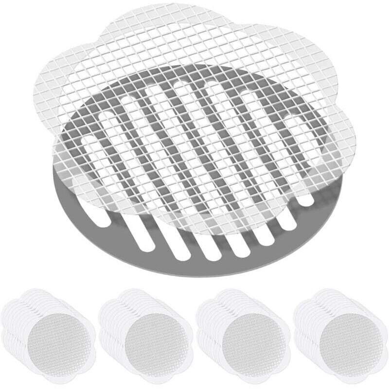 40er-Pack Haarfilter für Dusche und Badewanne, Einweg-Haarfänger für Dusche, Abflusssieb, Küchenspülenfilter für Badewanne
