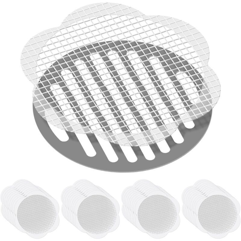 40er-Pack Haarfilter für Dusche und Badewanne, Einweg-Haarfänger für Dusche, Abflusssieb, Küchenspülenfilter für Badewanne