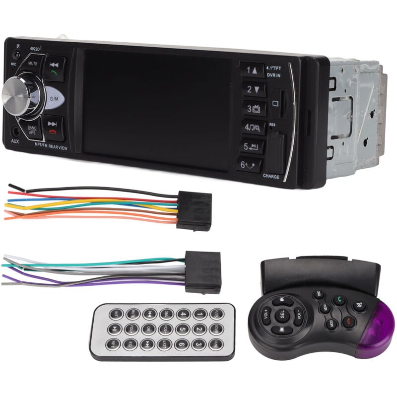 4,1-Zoll-Autoradio mit MP5-Player, 1080p, Multifunktions-Stereoanlage, Freisprecheinrichtung, MP5-Player für Autos