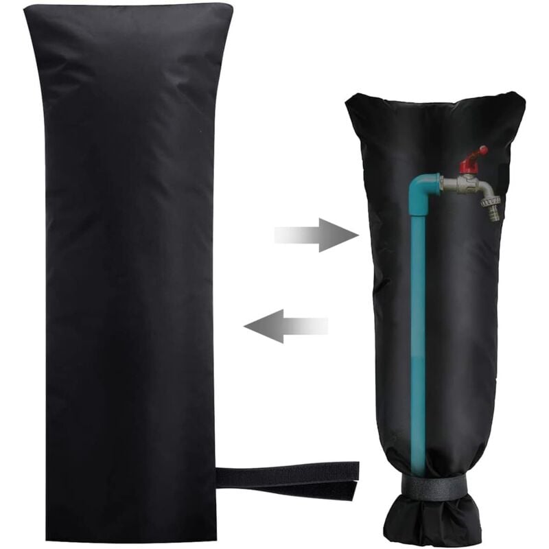 420D Outdoor-Wasserhahn-Frostschutzabdeckung für Winterwasserhahn, Outdoor-Wasserhahn-Schutz, wasserdichte Garten-Wasserhahn-Abdeckung,