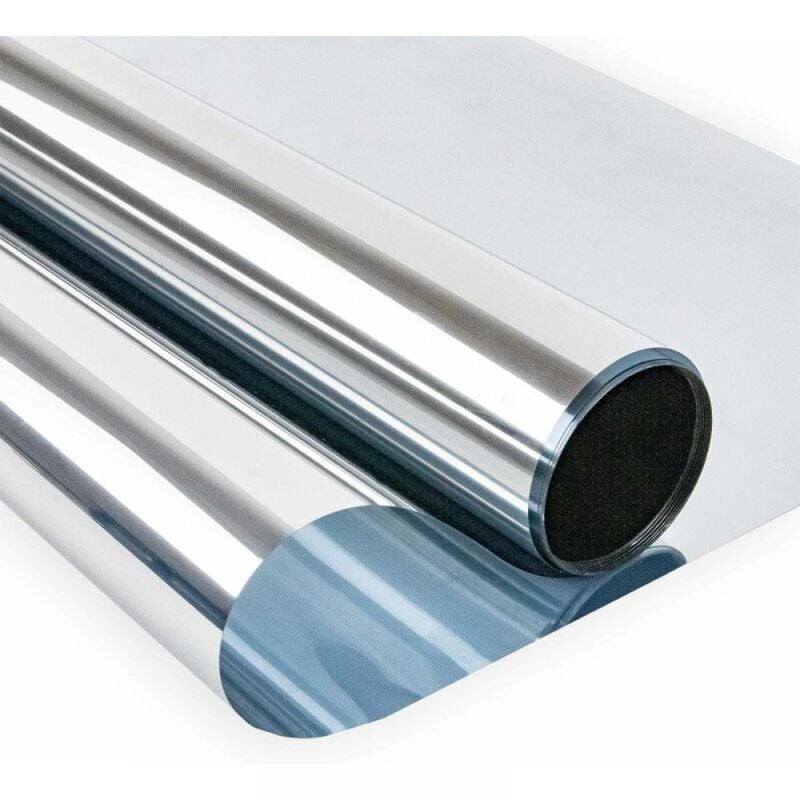 45 × 300 cm Sichtschutz-Fensterfolie, Einweg-Spiegel-Fensterfolie, hitzebeständig, UV-Schutz, Sichtschutz für Fenster, Büro, Zuhause, Geschäft