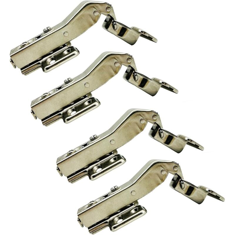 Tigrezy - 45-Grad-Scharnier, 35 mm, mit hydraulischem Dämpfer für spezielle Ecktüren, sanft schließende Scharniere für Schränke, Kleiderschränke,