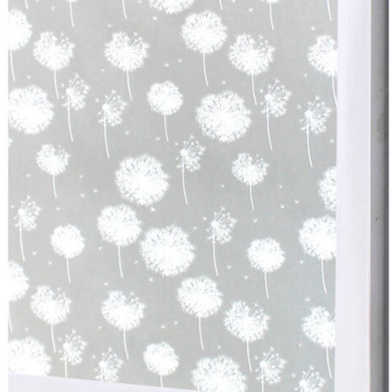 45 x 200 cm blickdichte Fensterfolie, elektrostatische Fensterfolie, Sichtschutzfolie, selbstklebend, einfach anzubringen, wiederverwendbar für
