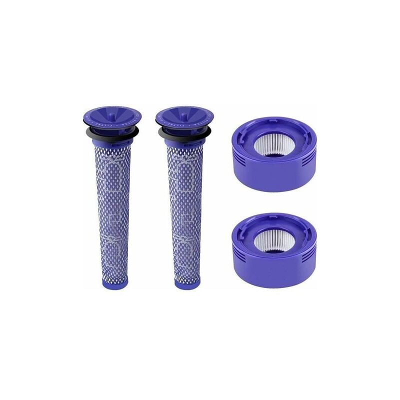 4er-Filterset mit 2 Nachmotorfiltern für Dyson V7 V8 und 2 Vormotorfiltern für Dyson V6 V8 V7 DC58 DC59 Dyson Staubsaugerzubehör Aiperq