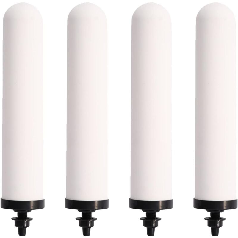 Coocheer - 4er-Pack, Keramik-Wasserfilter, Wasser-Vorfilter, Ersatz-Wasserfilter für Heim-Eimer-Filtrationssystem, Wassertank