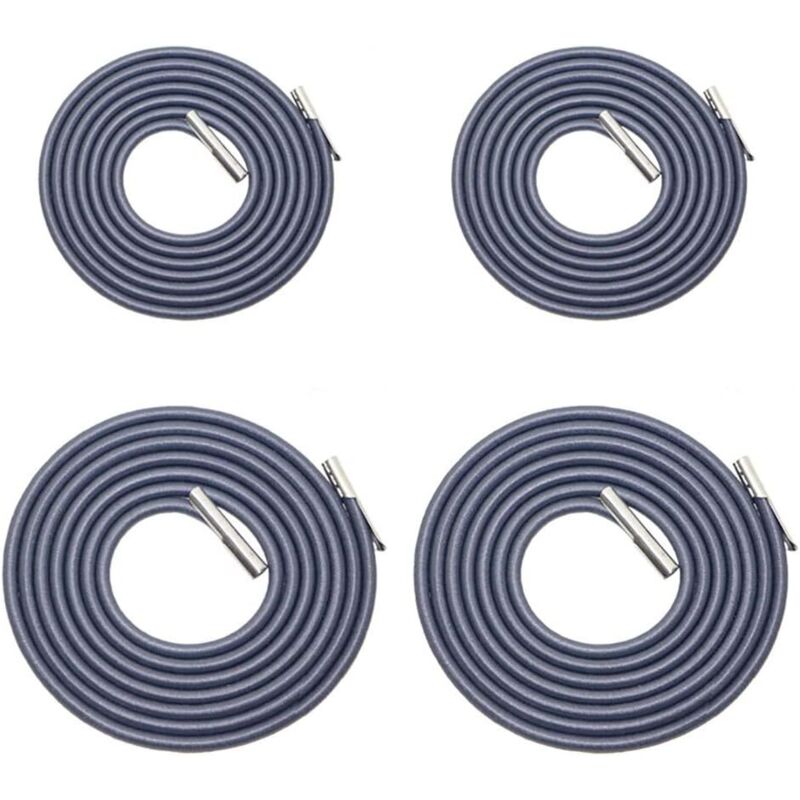 INHHUB 4er-Pack universelle Ersatzseile für Garten-Loungesessel, Sonnenliege, Bungee-Stuhl und Anti-Schwerkraft-Stuhl, Grau