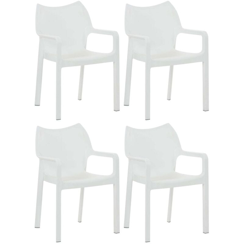 4er Set Gartenstühle Diva mit Armlehne