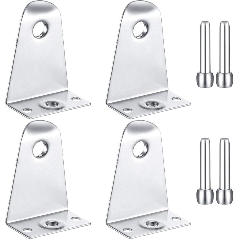 4er Set Positionierhaken aus Metall für Jalousien, Befestigungshaken für Jalousien, Gardinenzubehör