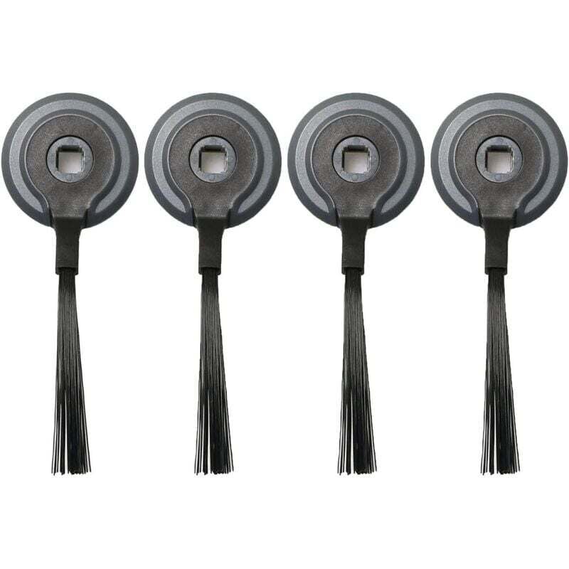 4er-Set Seitenbürsten für Shark R85/S86/R71/RV871/AV752 Saugroboter – Zubehör für Saugroboter, schwarz