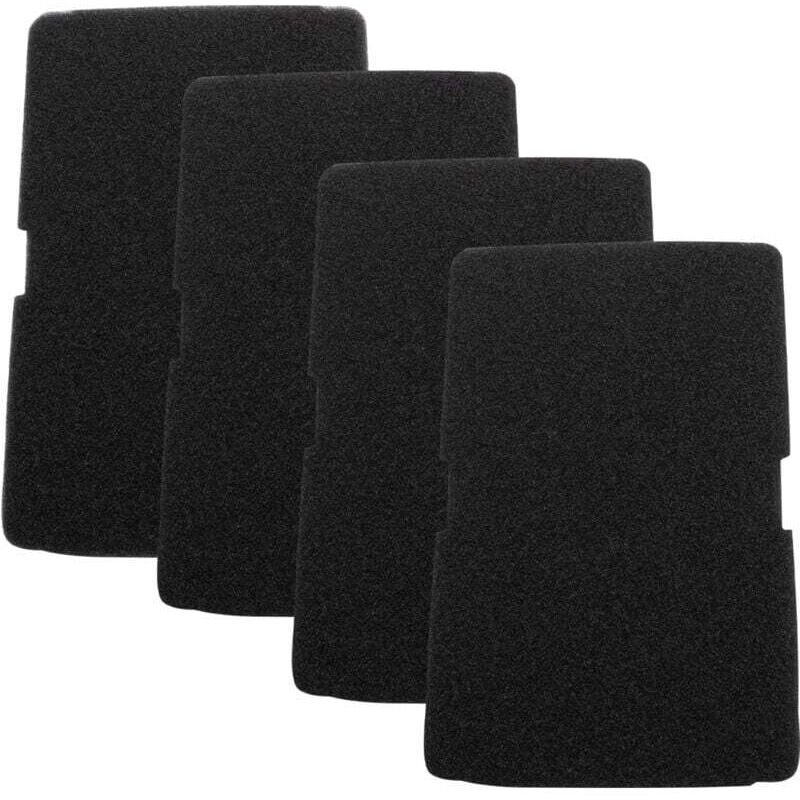 4er Set Wäschetrocknerfilter für Beko Grundig Blomberg ElektraBregenz 2964840100 - Für Wäschetrockner - Wärmepumpe - 240 x 155 x 11 mm