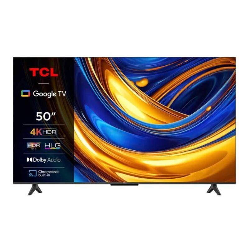 4K LED Fernseher - TCL - 50 Zoll - P61K - HDR - Google TV - Dolby Audio - Game Master - Bluetooth - HDMI - Schwarz
