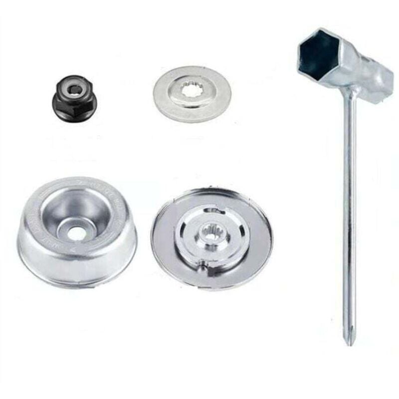 4-teiliges Trimmer-Set und Zubehör für STIHL FS55 FS56 FS120 FS130 FS130R FS200 FS200R FS250, hochwertige Metallklinge für STIHL