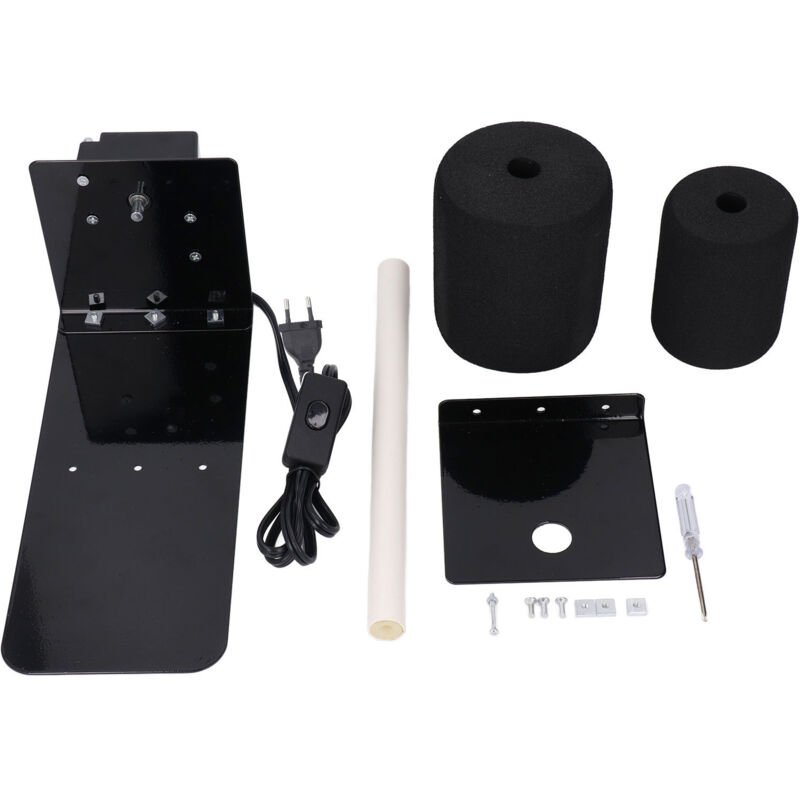 4W Becherdreher, einfache Montage, Metallrahmen, Becherturm, Schraubverbindung für DIY-Projekte, Glitzer-Epoxidharz-Bastelarbeiten (kaltgewalzter