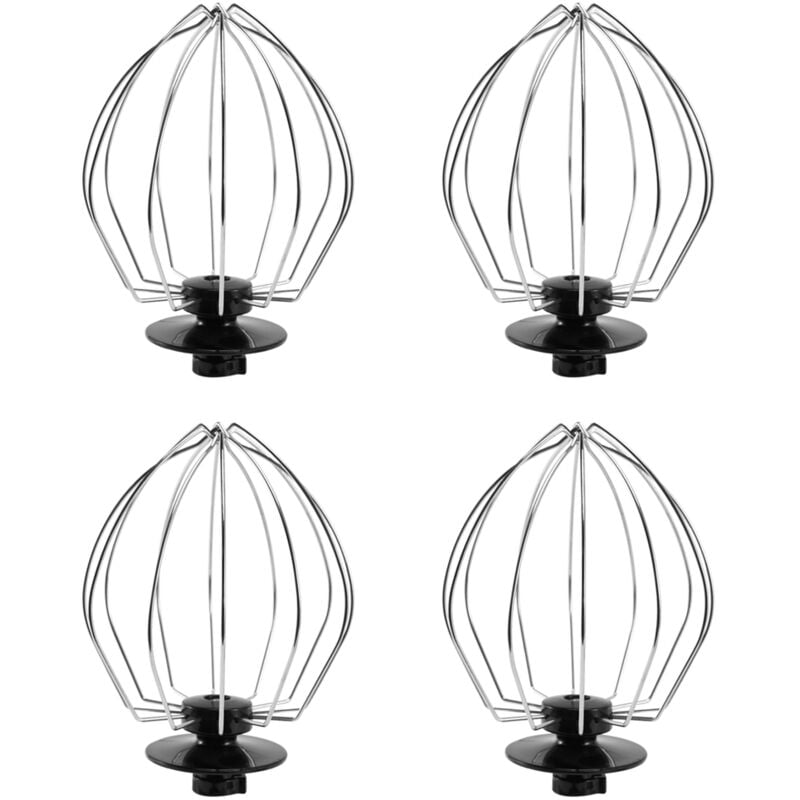Tlily - 4X Edelstahl Ballon Draht Peitsche Mixer Aufsatz für epro Mehl Kuchen Ballon Schneebesen Ei Sahne Küchen Werkzeug